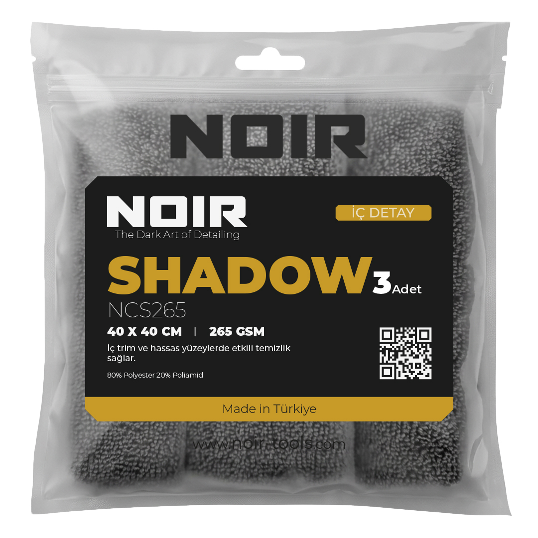 NOIR SHADOW NCS265 Mikrofiber Bez Nedir? Araç İçi Detay Temizliği Rehberi